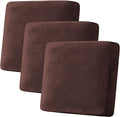 H.VERSAILTEX Velvet Stretch Couch Cushion Cover Plush Cushion Slipcover by HVERSAILTEX