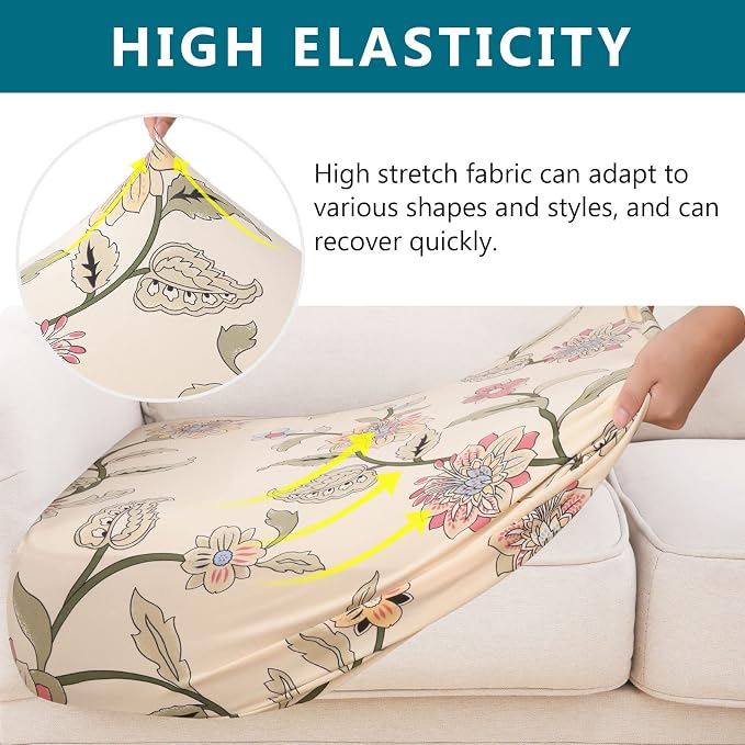 Printed Couch Cushion Covers, Sofa Covers Washable - Image 4