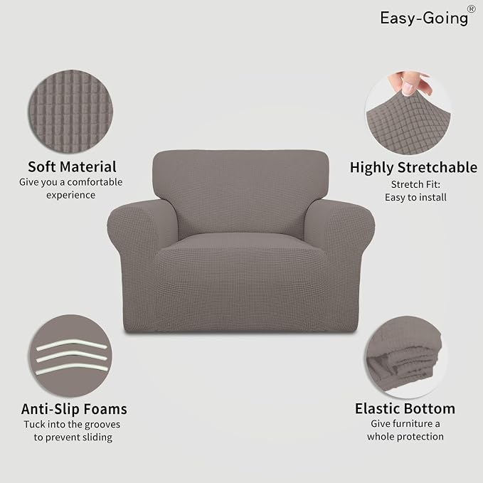 Easy-Going Stretch Oversized Chair Slipcover - Image 3