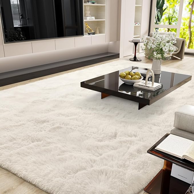 LOCHAS Area Rugs 10x14 Fluffy Living Room Carpets - Image 7