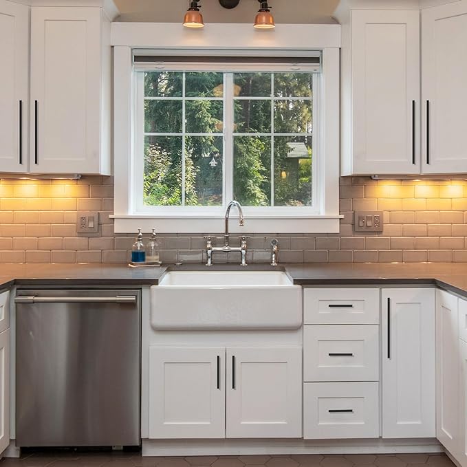10 Pack Matte Black Cabinet Pulls 3 Inch Cabinets Handles Kitchen Hardware for Cabinets Black Dresser Pulls