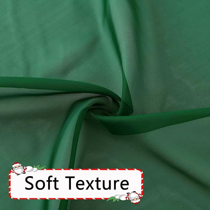 SpaceDresser Sheer Voile Window Treatment Rod Pocket Curtain Panels - Image 6