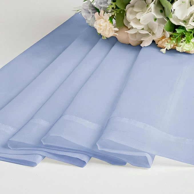 Sheer Curtains 96 inches Long 2 Panels Set - Image 7