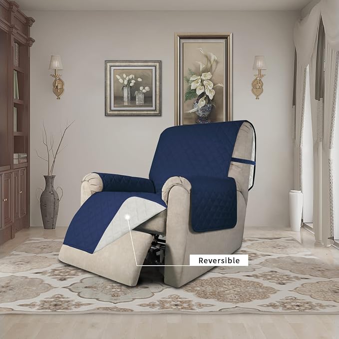 Easy-Going Reversible Couch Cover, Recliner 22 in, Water Resistant Furniture Mat - Image 2