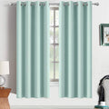 Yakamok Room Darkening Curtains 52x72 inch Length Aqua-Living Room | 2 panels by Yakamok