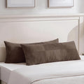 Fancy Homi Set of 2 Dark Brown Boho Long Lumbar Body Decorative Throw Pillow by Fancy+Homi