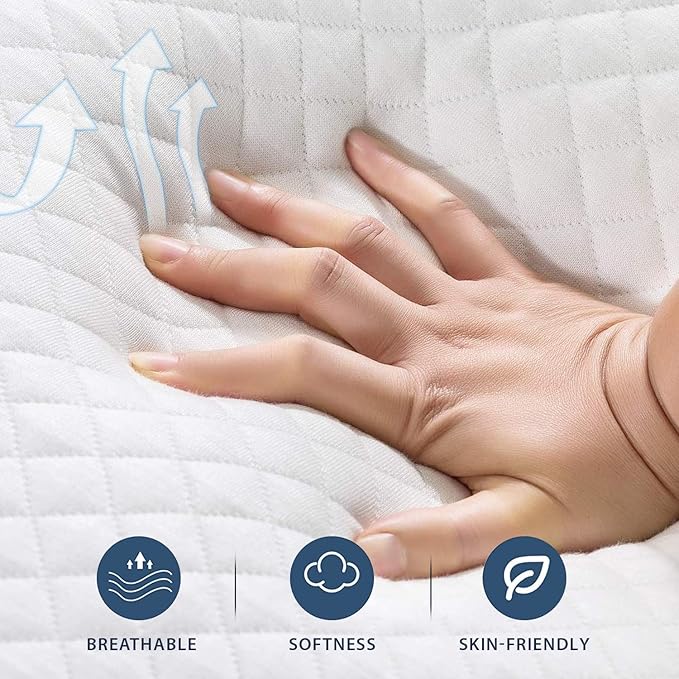 PayLessHere 5 Inch King Gel Memory Foam Mattress Fiberglass Free/CertiPUR-US Certified/Bed-in-a-Box/Cool Sleep & Comfy Support