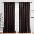 NICETOWN Blackout Curtains for Living Curtains, Toffee Brown, 2 Panels by NICETOWN