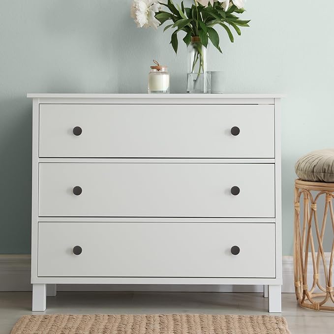 Ravinte 20 Pack Cabinet Knobs Pearl Grey Kitchen Cabinet Knobs Round Dresser Drawer Pulls Closet Door Pulls 1-1/5 Inch