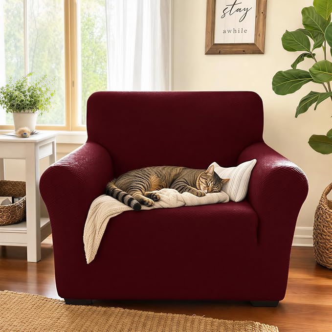 XINEAGE 2026 New Stretch Armchair Covers 1 Piece Chair Slipcovers Chair - Image 3
