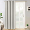 Yakamok Light Beige Room Darkening Curtains 84 inch Sliding Door Drapes | 1 by Yakamok