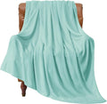 BEDELITE Fleece Blanket Soft Plush Twin Size Blanket Haze Blue 60"x80" | Ultra by BEDELITE