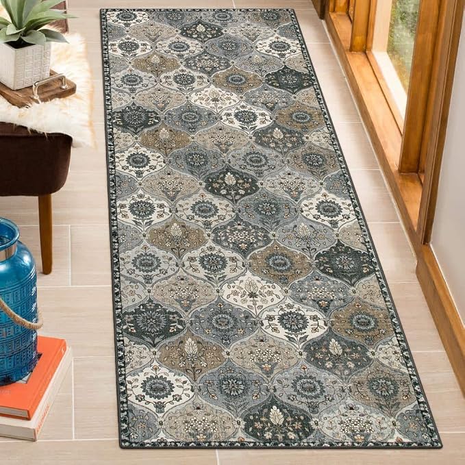 Lahome Moroccan Washable Runner Rug, 2x6 Soft Kitchen Runner Rug Non Slip | - Image 6