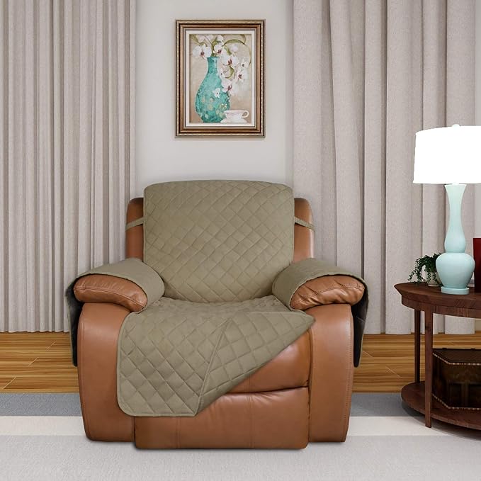 PureFit Reversible Recliner Chair Covers Couch Covers - Image 2