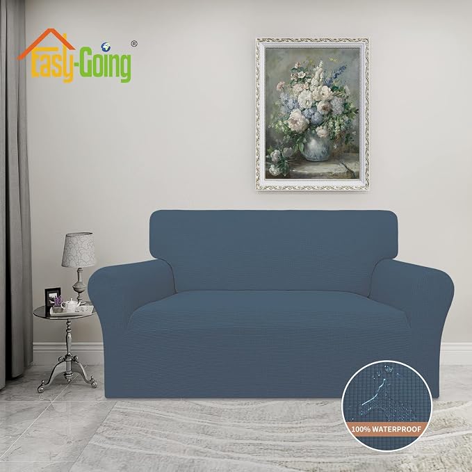 Easy-Going 100% Waterproof Oversized Loveseat Cover, Couch Cover - Image 2