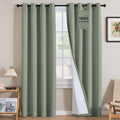 H.VERSAILTEX Linen Curtains 100% Blackout Curtains by HVERSAILTEX