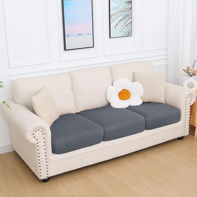 Milk Silk Couch Cushion Covers, Sofa Covers - Image 7