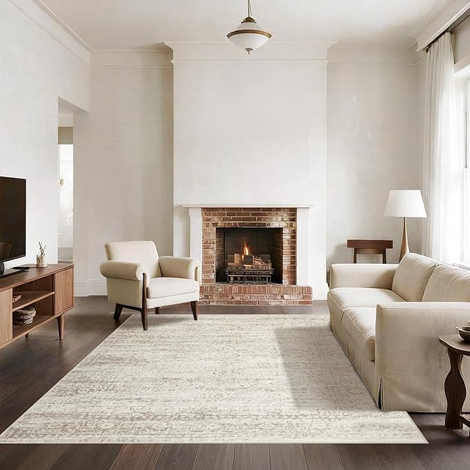 Washable Rugs 5x7 Area Rugs for Living Room, Dining Room Carpet | Ultra Soft - Image 2