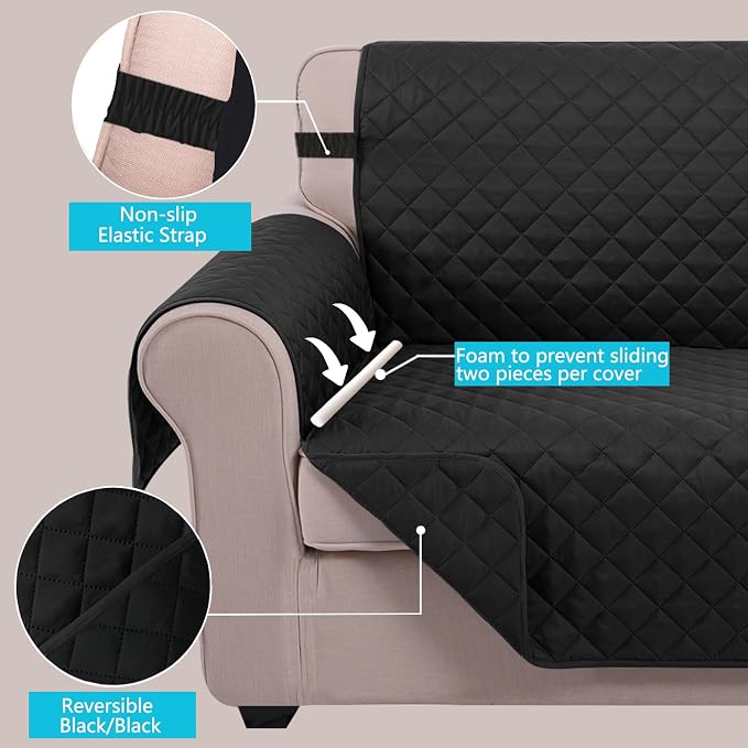 U-NICE HOME Loveseat Sofa Cover - Image 3