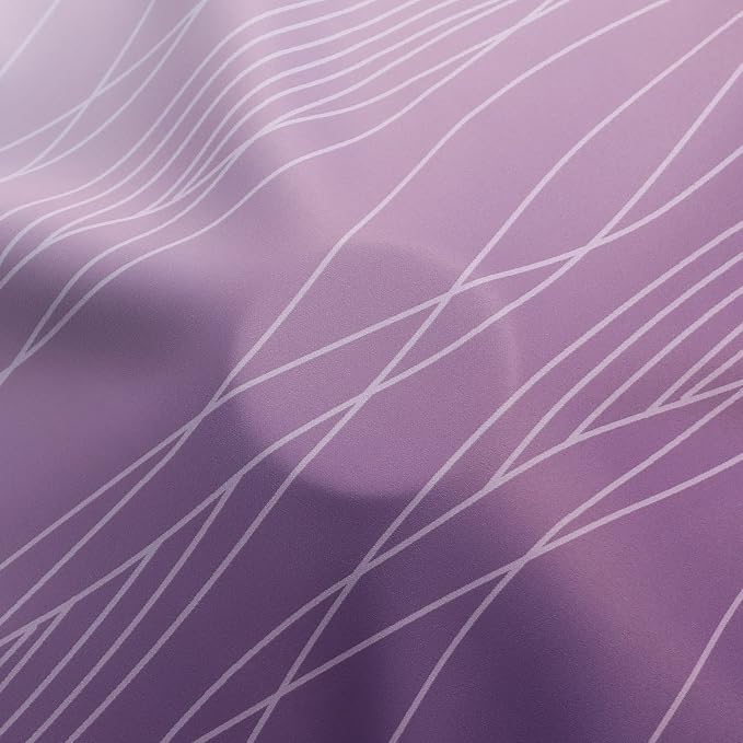 Purple and Greyish White Ombre Blackout Curtains - Image 8