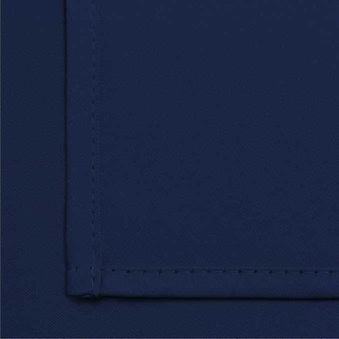 Yakamok Room Darkening Curtains 70x84 inch Length Navy Blue-Living Room | 2 - Image 6