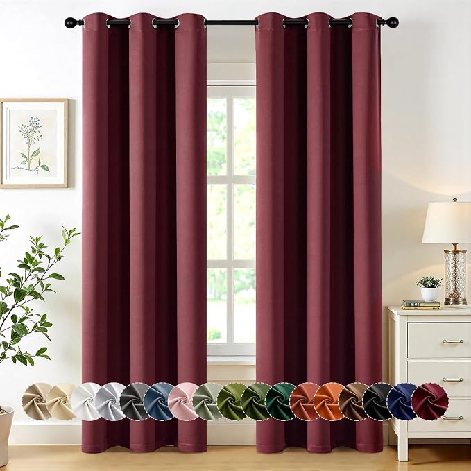 MIULEE Christmas Blackout Curtains by MIULEE