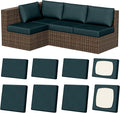 8Pcs Outdoor Cushion Covers, Stretch Patio Furniture Couch Chair Slipcovers | by VORSHAPE