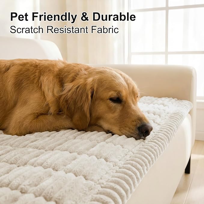 Smiry Couch Cover for Dogs, Non Slip Washable Sofa Protector for Pets | Soft - Image 3