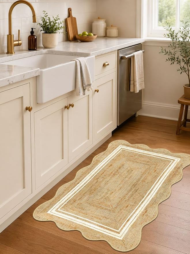 Boho Scalloped Outdoor Rug - Image 7