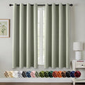MIULEE Blackout Curtains for Bedroom 2 Panels 55 x 68 Inch Long Sage Green | by MIULEE