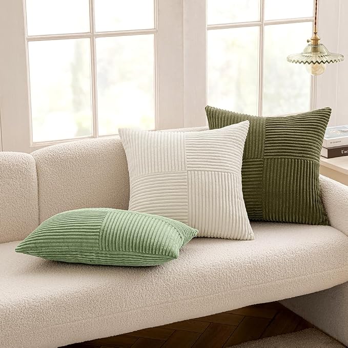 MIULEE Sage Green Decorative Throw Pillow Covers - Image 5