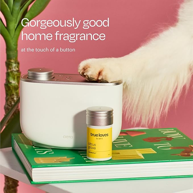 Aera True Loves Citrus Grove - Deodorizing Home Fragrance Scent Refill for Pet Odor - Notes of Wild Sage & Lemon - 12.5mL - For Use With Aera Diffuser (Sold Separately)