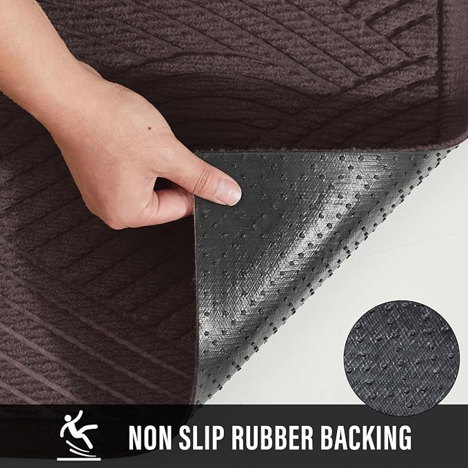 Sturdy Front Door Mat, Absorbent Muddy Dirt Resist Welcome Door Mats Outdoor - Image 3