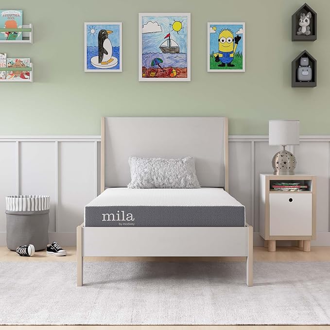 Modway Mila 6” Narrow Twin Mattress - Firm 6 Inch- 10-Year Warranty