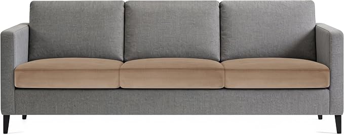 Hokway Velvet Couch Cushion Covers Water Resistant Seat Covers Stretch Sofa - Image 9