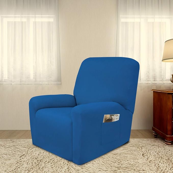 PureFit Stretc Recliner Chair Covers Fleece Soft Couch Covers - Image 2