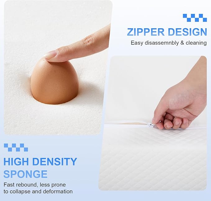 BestMassage | 8 Inch Twin XL Mattress | Gel Memory Foam | Medium Firm Feel | White | Bed in a Box, CertiPUR-US Certified | Pressure Relief, Cooling Ventilated Foam | Breathable Knit Cover