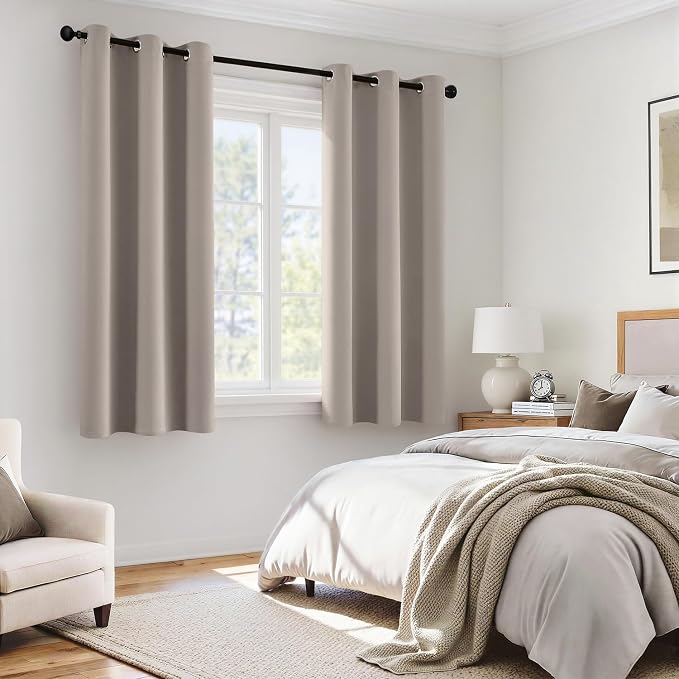 MIULEE Natural 100% Blackout Curtains - Image 6