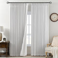 Pinch Pleated Linen White Blackout Curtains 90 Inches Long by AUSSPVOCT