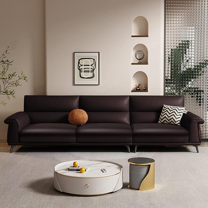 Fuloon PU Leather blend Couch Cushion Slipcover, Waterproof Stretch Covers - Image 7