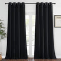 NICETOWN Black Out Curtain for Bedroom 102 inches Long, Grommet Thermal by NICETOWN