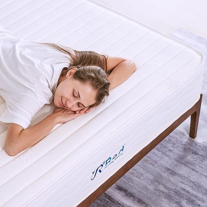 Sunrising Bedding 8" Natural Latex Twin XL Mattress, Individually Encased Pocket Coil, Firm, Supportive, Naturally Cooling, Organic Mattress, 120-Night Free Trial, 20-Year Warranty
