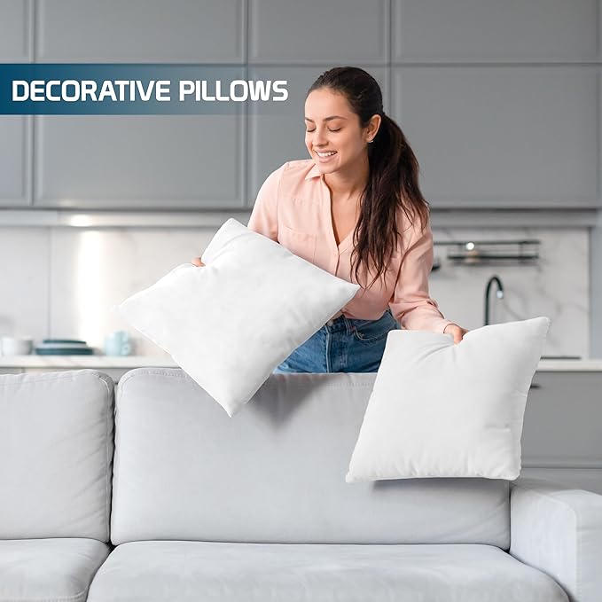 Utopia Bedding Throw Pillows, Decorative 26x26 Pillow Inserts - Image 3
