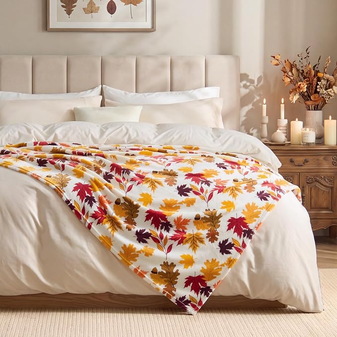 BEDELITE Fleece Blanket Soft Fall Throw - Image 4