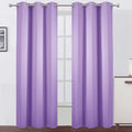 Blackout Curtains 42 x 84 inch/Lavender Curtains Set of 2 Panels/Thermal by Lemomo