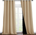 NICETOWN Thermal Insulated 100% Blackout Curtains, Sound Proof Drapes by NICETOWN