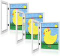 [3-Pack] Kids Art Frames, 8.5x11 Front Opening Kids Artwork Frames Changeable, White Artwork Display Storage Frame for Wall, Holds 50 Pcs, for 3D Picture, Crafts, Children Drawing, Hanging Art,