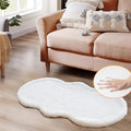 ORINOVA White Faux Rabbit Fluffy Fur Rugs by ORINOVA