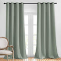 NICETOWN Blackout Bedroom Sage Green Curtains 96 inches Long, Energy Saving by NICETOWN