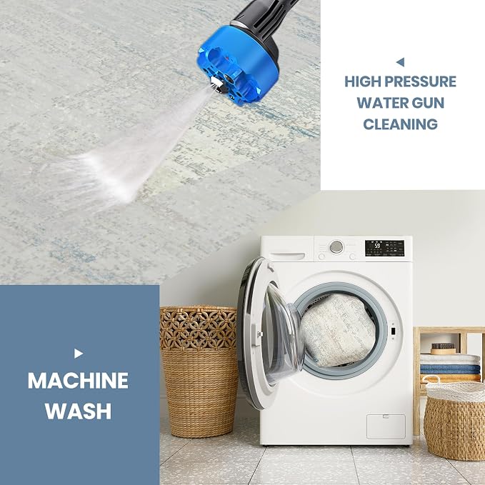Washable Rugs 4x6 Area Rugs for Living Room, Dining Room, Kids Room | Machine - Image 4